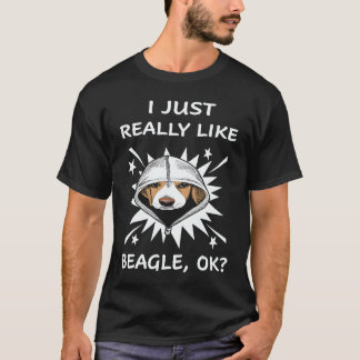 Camiseta 23 Me gusta mucho Beagle