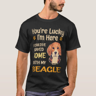 Camiseta 23 Me quedé en casa con mi Beagle