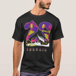 Camiseta 23 Raras Aguas Uptempo Negro Multicolor Coincidenc