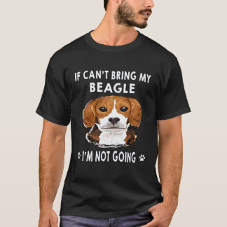 Camiseta 23 Si no puedo traer a mi Beagle no voy Beagle