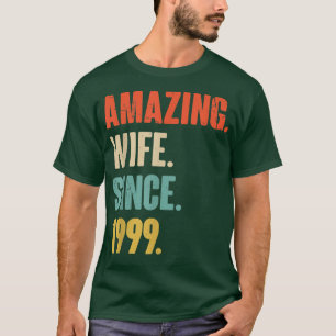 Camiseta 23 Year Wedding Anniversary For Her Amazing Wife S