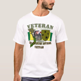 Camiseta 23ro Inf Div (Americal) - Vietnam (ningún CIB)