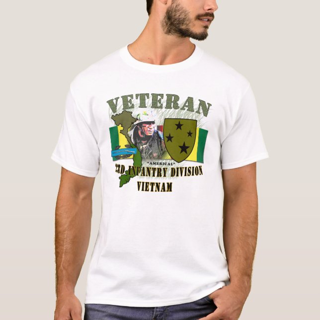 Camiseta 23ro Inf Div (Americal) - Vietnam (w/CIB) (Anverso)