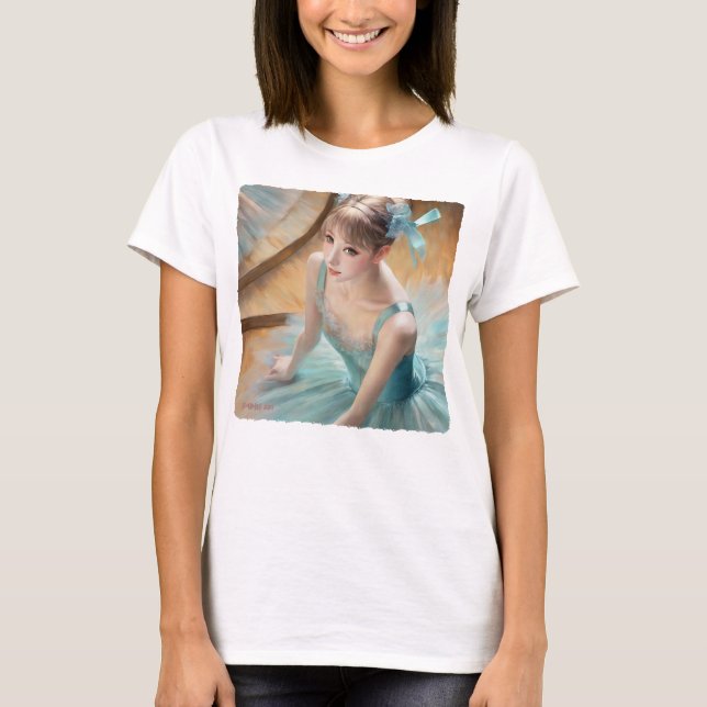 Camiseta 24070_Ballerina en azul pastel (Anverso)