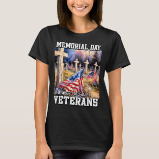 CAMISETA 24076_MEMORIAL DAY RECUERDA NUESTROS VETERANOS CAÍ