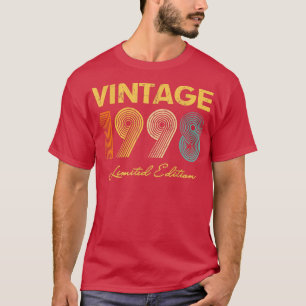Camiseta 24.ª Idea De Regalo De Cumpleaños Vintage 1998 Hom