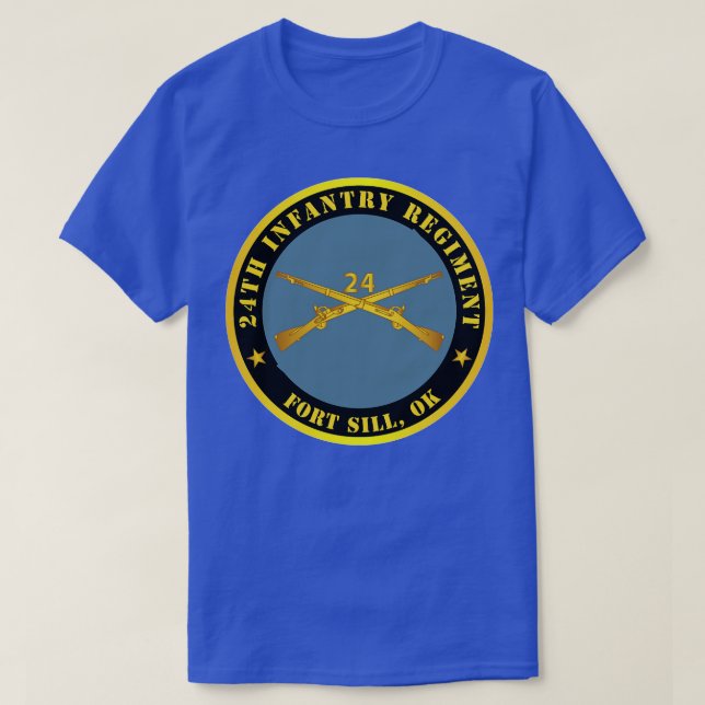 Camiseta 24.º Fuerte del Regimiento de Infantería OK con In (Diseño del anverso)
