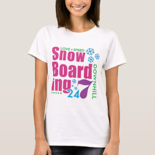 Camiseta 24/7 embarque de la nieve