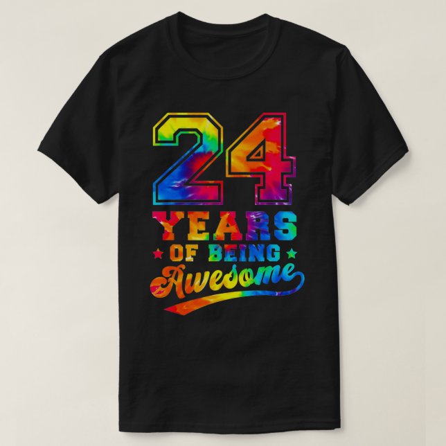Camiseta 24 Años 24 Años Alucinantes Mujeres alucinantes (Diseño del anverso)