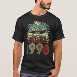 Camiseta 24 años de edad asombroso desde noviembre