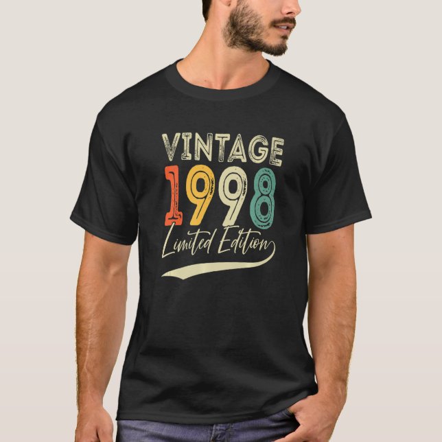 Camiseta 24 años Vintage 1998 (Anverso)