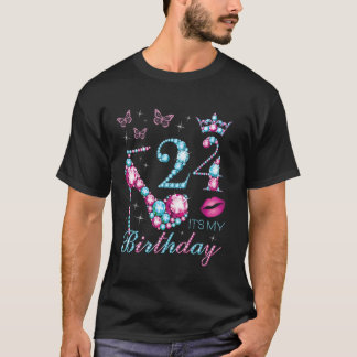Camiseta 24 es mi cumpleaños, 24 años, es mi cumpleaños 24