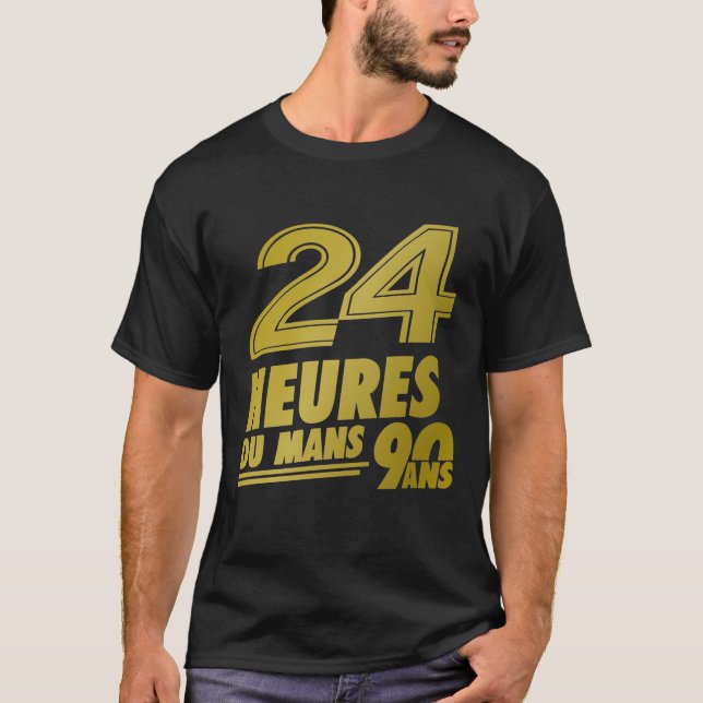 Camiseta 24 Heurs Du Mans 90 Ans Gold T-shirt (Anverso)