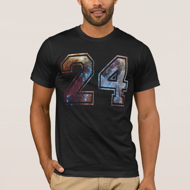 Camiseta 24 horas en espacio (Anverso)