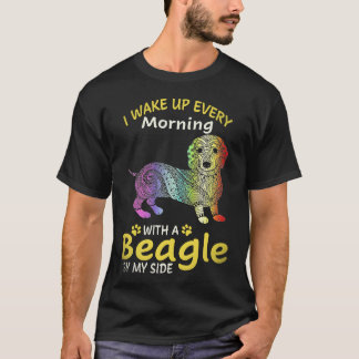 Camiseta 24 Me Despierto Cada Mañana Con Un Beagle A Mi Lad
