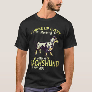 Camiseta 24 Me Despierto Cada Mañana Con Un Dachshund A Mi 