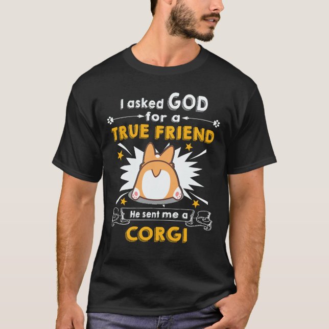 Camiseta 24 Me Envió Un Corgi (Anverso)