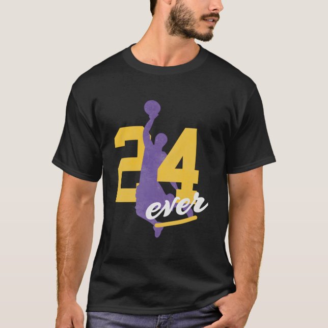 Camiseta 24 Para Siempre - Leyenda de Baloncesto en vivo pa (Anverso)