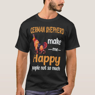Camiseta 24 Pastores Alemanes Me Hacen Feliz Gente No Tanto