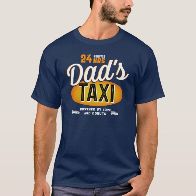 Camiseta 24 servicios, amor y anillos de espuma del taxi de (Anverso)