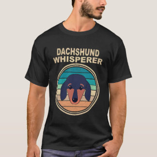 Camiseta 24 Susurrador de Dachshund Vintage