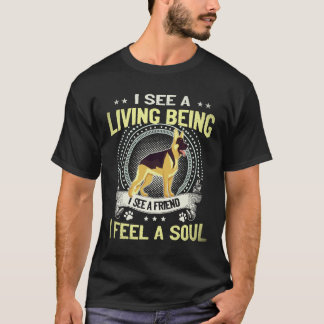 Camiseta 24 Veo un ser vivo Veo un amigo Siento un Tan