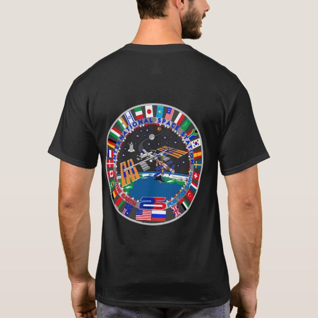Camiseta 25º Aniversario de la ISS (Reverso)