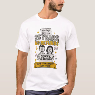 Camiseta 25º Aniversario Lema "25 AÑOS, SIN RESTITUCIONES