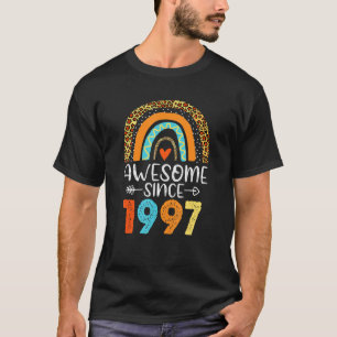 Camiseta 25º cumpleaños increíble desde 1997 25 años de eda