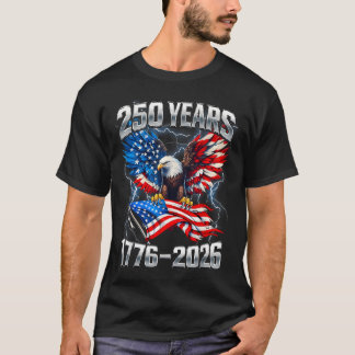 Camiseta 250º 4 de julio 250 años aniversario americano