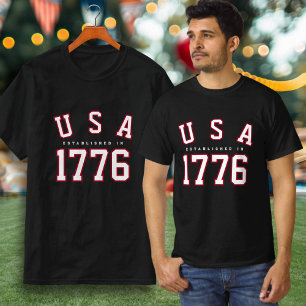 Camiseta 250º Aniversario de Estados Unidos Establecido en