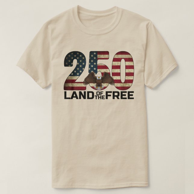 Camiseta 250º Aniversario EE. UU. (Diseño del anverso)