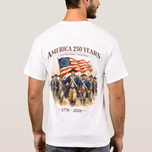 Camiseta 250º Celebra América (Reverso)