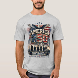 Camiseta 250º Cumpleaños Americano de Todas las Ramas Milit