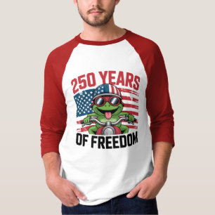 Camiseta 250º Independencia Americana 1776–2026 Patriótica 