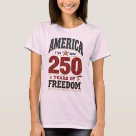 Camiseta 250º Libertador Americano 1776 Franjas Patrióticas