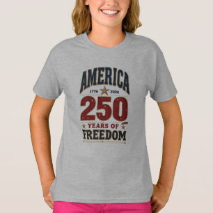 Camiseta 250º Libertador Americano 1776 Franjas Patrióticas