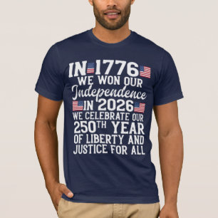 Camiseta 250 Aniversario de EE. UU. 1776-2026 Día de la Ind