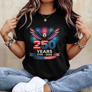 Camiseta 250 Aniversario EE. UU. 1776 2026 Águila Patriótic