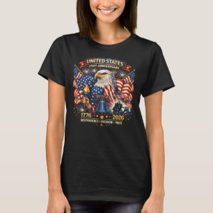 Camiseta 250 Aniversario EE. UU. 1776–2026 Patrimonio Ameri