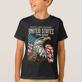 Camiseta 250 Aniversario EE. UU. 250ª Bandera de EE. UU. Pa