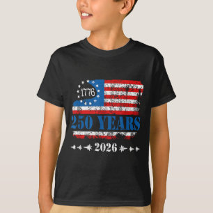 Camiseta 250 Aniversario EE. UU. 250º Americano 250 Años 4º
