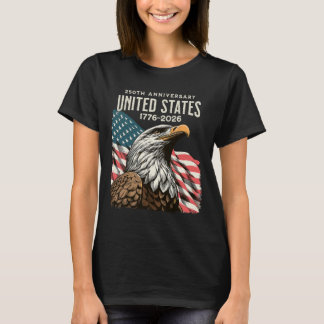 Camiseta 250 Aniversario Estados Unidos Bandera Patriótica
