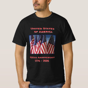 Camiseta 250° Aniversario Patriótico de los Estados Unidos