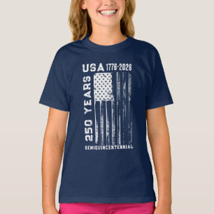 Camiseta 250 Aniversario USA 4 De Julio