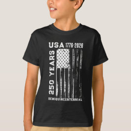 Camiseta 250 Aniversario USA 4 De Julio