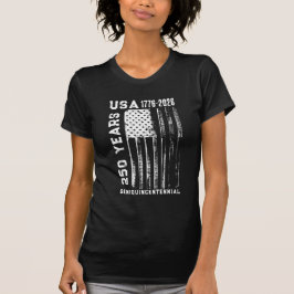 Camiseta 250 Aniversario USA 4 De Julio 