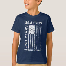 Camiseta 250 Aniversario USA 4 De Julio