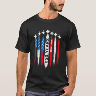 Camiseta 250 Aniversario USA 4 de julio Patriótico 250 Años