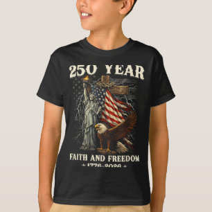 Camiseta 250 Aniversario USA Patriótico 250 Años Americano